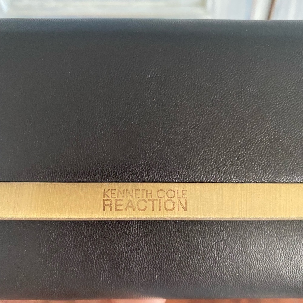 KENNETH COLE Lambskin Leather Clutch/Wristlet - Picture 7 of 9